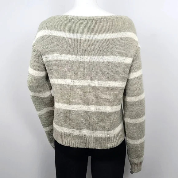 BB DAKOTA Striped knit Cotton Sweater - Picture 9 of 15